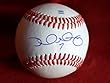 2011 World Series David Murphy Autographed ROLB Baseball, Texas Rangers, Proof Photo of David Signing for Us.