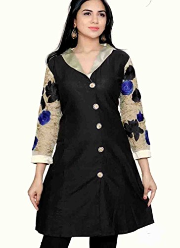 (ジャヤヤマラ)Jayayamala 花と4分の3の純袖でファイン素材はコットン花と4分の3の純袖でファイン素材はコットンJayayamala魅力ブラックドレス魅力ブラックドレス