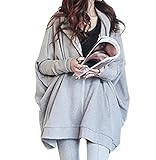 (マリッチ) Maritchi マタニティー パーカー フード 付き 長袖 アウター トップス スウェット 産前 産後 (フリーサイズ)