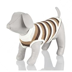 Trixie 30543 Hamilton Pullover, S: 40 cm, braun / wei� gestreift