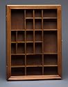 Wall Mounted Wood Knick Knack Collectible Cabinet