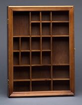 Wall Mounted Wood Knick Knack Collectible Cabinet