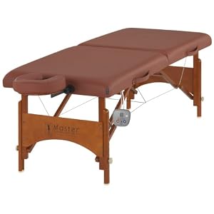 Master Massage Fairlane Therma Top Regulation Size Portable Massage Table, 28 Inch
