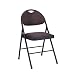 Fabric Folding Comfort Chairs - Brown Diamond [Set of 2]
