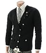 Doublju Mens Casual Button Cardigan Sweater (012Z)
