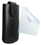 mumbi Tasche Nokia 6303i classic Ledertasche + universal mumbi Displayschutzfolie