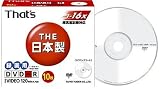 太陽誘電 That's DR-120WTY10SN DVD-Rビデオ用 16倍速 10枚スリムケース セラミックコート
