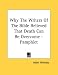 Why The Writers Of The Bible Believed That Death Can Be Overcome - Pamphlet