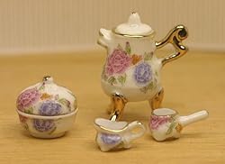 Dollhouse Miniature Samovar Tea Set