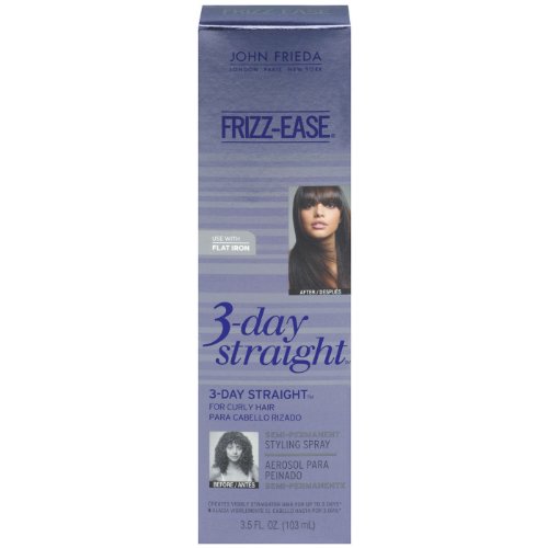 John Frieda Frizz Ease 3-Day Straight Styling Spray, 3.5 Fluid Ounce