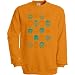 Mexican Wrestling - Masks Unisex Crew Neck Sweatshirt, Pumpkin Orange, L