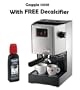 Gaggia 14101 Classic 2-Cup Espresso Machine Brushed Stainless Steel With FREE Decalcifier and FREE Shipping