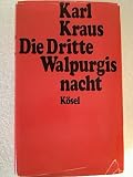 Die dritte Walpurgisnacht - Karl Kraus, Wilhelm Alff