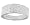 Men's Sterling Silver Irish Celtic Wedding Ring Band (Size 8)