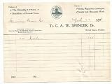1898 C.A. W. SPENCER, RIVERDALE PRESS, PUBLISHER OF THE BROOKLINE WEEKLY CHRONICLE, PRINTERS OF BOOKS , MAGAZINES, CATALOGUES.