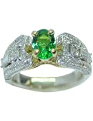 Tsavorite Garnet Ring