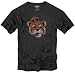 Auburn Tigers Charcoal '47 Brand Vintage Mascot Scrum T-Shirt