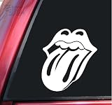 The Rolling Stones Vinyl Decal Sticker - White
