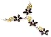Sterling Silver Multi-Color Amber Flower Necklace