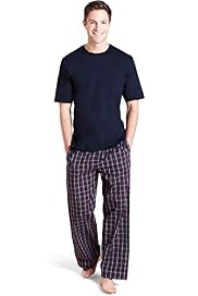 2" Longer Pure Cotton Graphic Checked Pyjamas