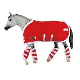 Breyer Red Blanket and Shipping Boots by