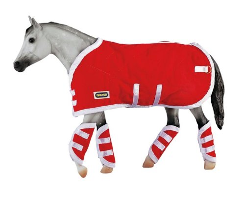 Childrens Toyshop  Toys : Breyer Red Blanket & Shipping Boots