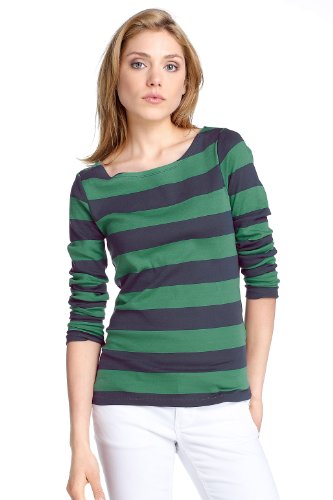 ESPRIT Damen Langarmshirt B21691, Gr. 40 (L), Gr&uuml;n (valley green 356) Preisvergleich