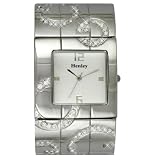 Henley Glamour - H07002.1 - Montre mode Femme - Quartz analogique - Acier inoxydable couleur argent avec cristaux - Bo�te fantaisiste