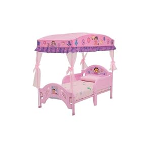Dora the Explorer Toddler Bed with Canopy