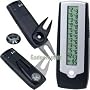 Stylish Golf Score Keeper, Electronic Scorecard, Digital Scorekeeper with Divot Tool & Ball Marker