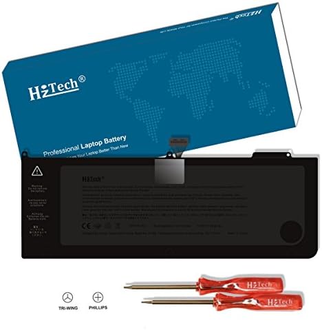 HzTech 76.65Wh Replacement Laptop Battery for MacBook Pro 15 inch A1286 (Core i7 Early 2011 Late 2011 Mid 2012 Version) Apple A1382 661-5844 020-7134-A Battery -10.95V/7000mAh