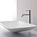 KRAUS Ramus™ Single Handle Vessel Sink Bathroom Faucet in Satin Nickel, KVS-1007SN