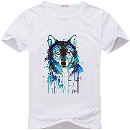 TOMBUY Cute Fox Tee Shirt T-shirt Tshirt, Personalized T Shirts for Women