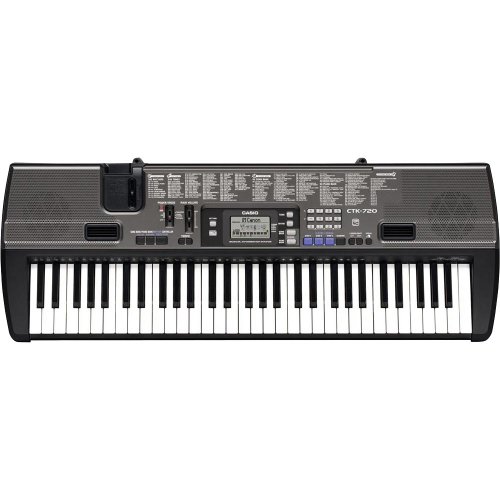 Casio 61-Key Portable Keyboard w Stand - Black - CTK-720 STADV product image