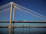 Cable Bridge, Tricities area of Richland, Pasco and Kennewick, Washington Photographic Poster Print by Brent Bergherm, 18x24