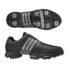 Buy Adidas 2008 Mens Tour Traxion II Golf Shoe - Black Black Metallic Silver - 737580 by adidas