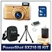 Canon PowerShot SX210 IS Digital Camera (Gold) 4245B001, 14.1 Megapixel, 14x 28-392 mm (IS) Zoom, 3.0