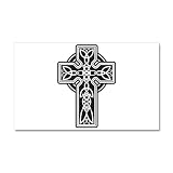 22 x 14 Wall Vinyl Sticker Celtic Cross