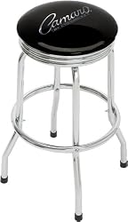 Camaro Script Single Foot Ring Barstool with Swivel