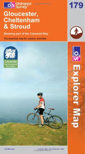 Gloucester, Cheltenham and Stroud (OS Explorer Map)