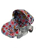 Waterproof Infant Car Seat Cover - River Blue Flowers