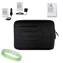 5 in 1 Bundle for Amazon Kindle 2 Includes: Black Deluxe Cube Nylon Carrying Case + Car Charger + Travel Charger + Screen Guard + Live*Laugh*Love WristBand!!!(not for kindle 1)
