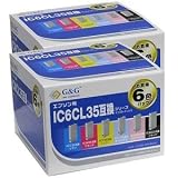 Ｇ＆Ｇ　エプソンIC6CL35互換インク　6色パック×2個セット　NIE-IC35-6PACK-2SET