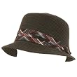 NWT UPF 50+ Sun Beach Flat Top Bucket Crusher Hat Black