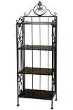 Merrivale Small Baker's Rack 58hx20w Antique Brown