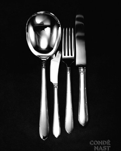 House & Garden Oneida Silverware Photograph, Unframed Print (18x24-inch)