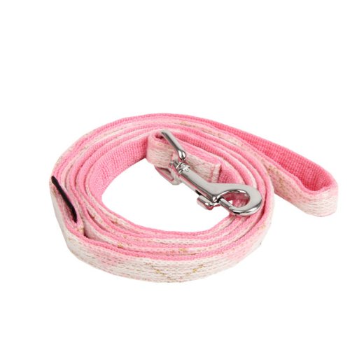 See Argyle Mode Dog Leash by Puppia - Pink