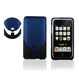 2Tone (Blue + Black) Rubberized HARD CASE FOR APPLE IPOD TOUCH ITOUCH 2nd 3rd GEN 2G/3G 8GB, 16GB, 32GB, 64GB