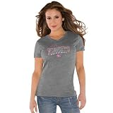 NBA Touch by Alyssa Milano Denver Nuggets Ladies Gray V-neck Triblend T-shirt (Medium)