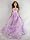 Cute Little Purple Ball Gown Made to Fit the Barbie Doll